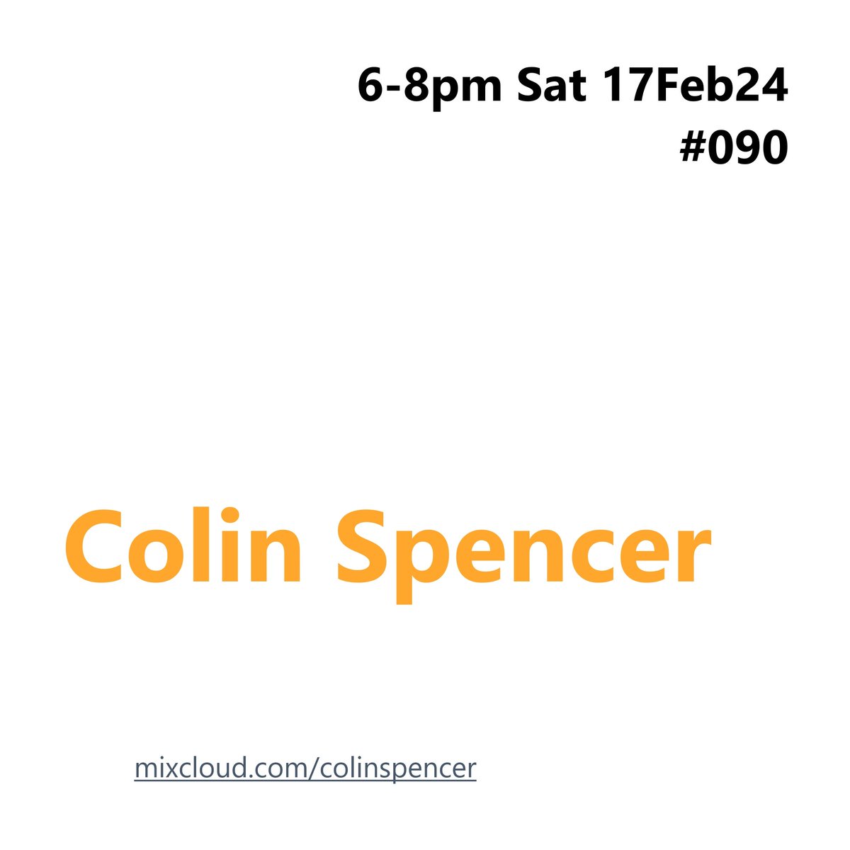 Artists with #NewMusic+#RecentReleases from 2024 during #ColinSpencer Programme #090
include
#Oovermatic Ft. Lu'Lu #LuLu

🔊mixcloud.com/colinspencer/🎧
Saturday 17 February 2024
6-8pm (#UK times)

#DiscoverAndRemember @OoverMatic

Before then? Catch-up #081▶️mixcloud.com/ColinSpencer/c…