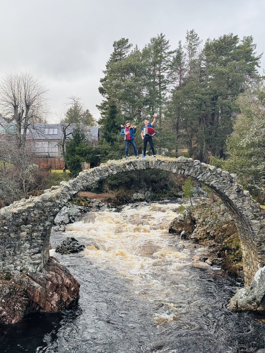 What a fantastic night last we had in Eden Court last night and tonight were all set and ready to take on the mighty village of Carrbridge. 🎻 🪗 🎹