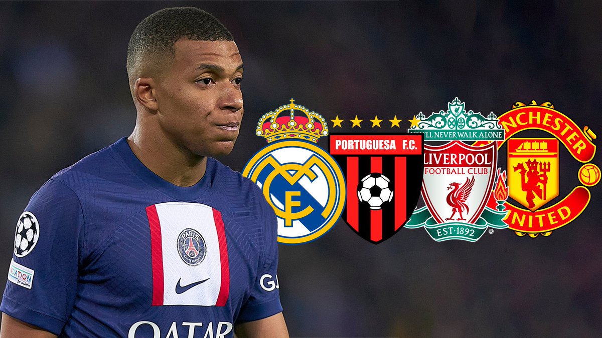 jpeseteiroDT's tweet photo. Los grandes clubes del mundo se pelean por Mabappe🐢

¿Donde creen que terminará? https://t.co/LZwNLloma1