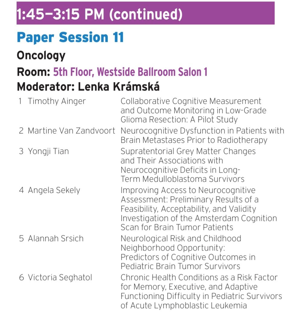 Murdaugh_lab's tweet photo. Check out our research in childhood cancer survivors  #INS2024inNYC @INSneuro @ins_slc this afternoon. @VSeghatol will be presenting at Paper Session 11 and @ACookNeuro and Julie Trapani will be presenting at Poster Session 9. https://t.co/lq7OKlZR6d