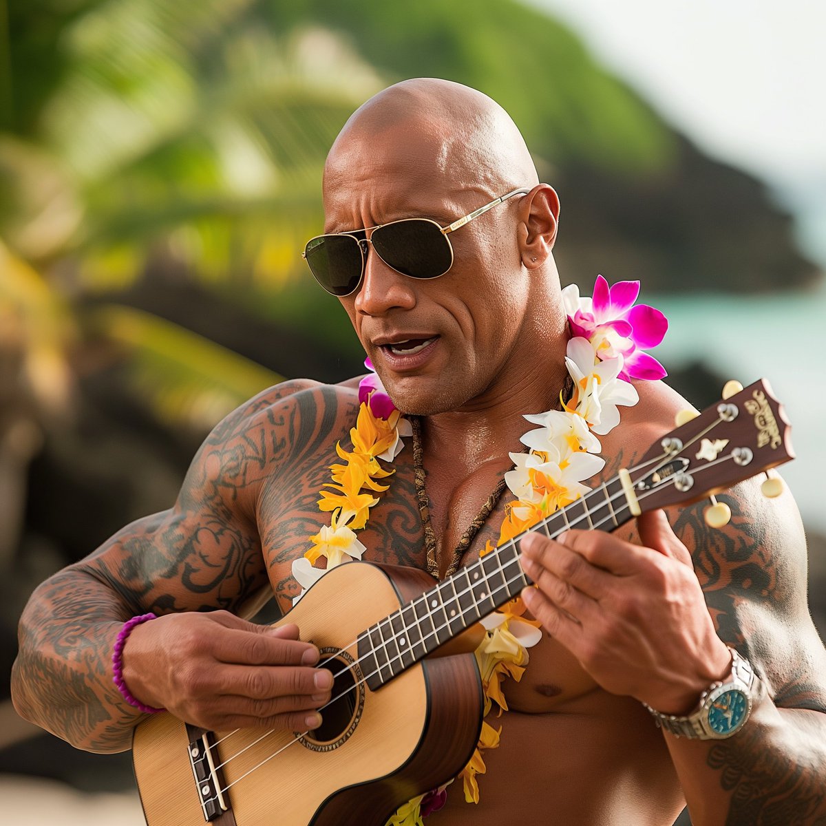 When you're tough on the outside but a softie on the inside. 🎹📷 #CelebMusicalInstruments