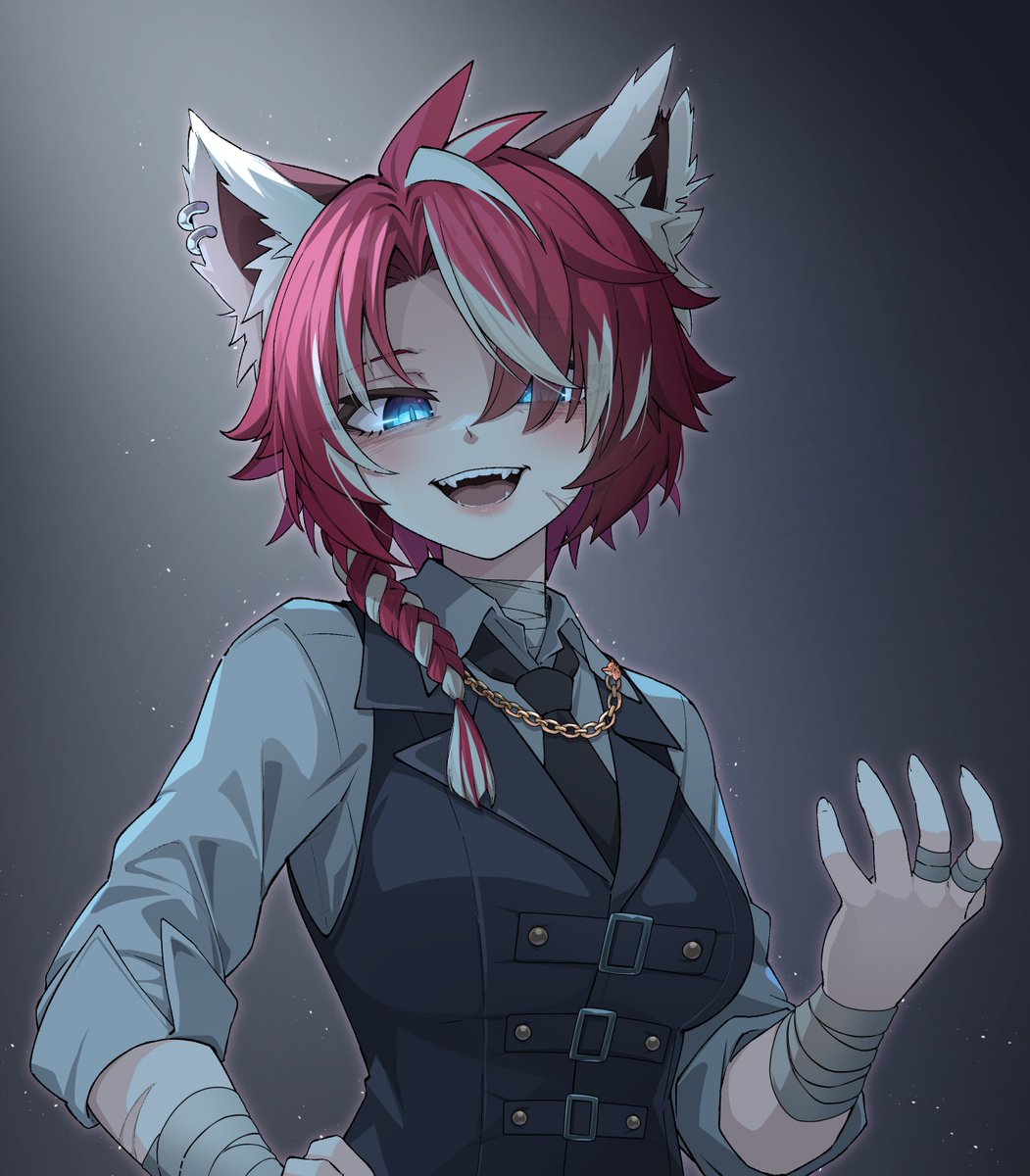 Junji_Nocti's tweet photo. ❗️Got this commission back last night and I couldn't be happier ! 
Thank you again to my beloved model artist @eki_doki !
I'll be putting a link to her vgen in the replies 🐼💕
#ENVtuber #VtuberArt #joobyart https://t.co/lCilm6nvwo