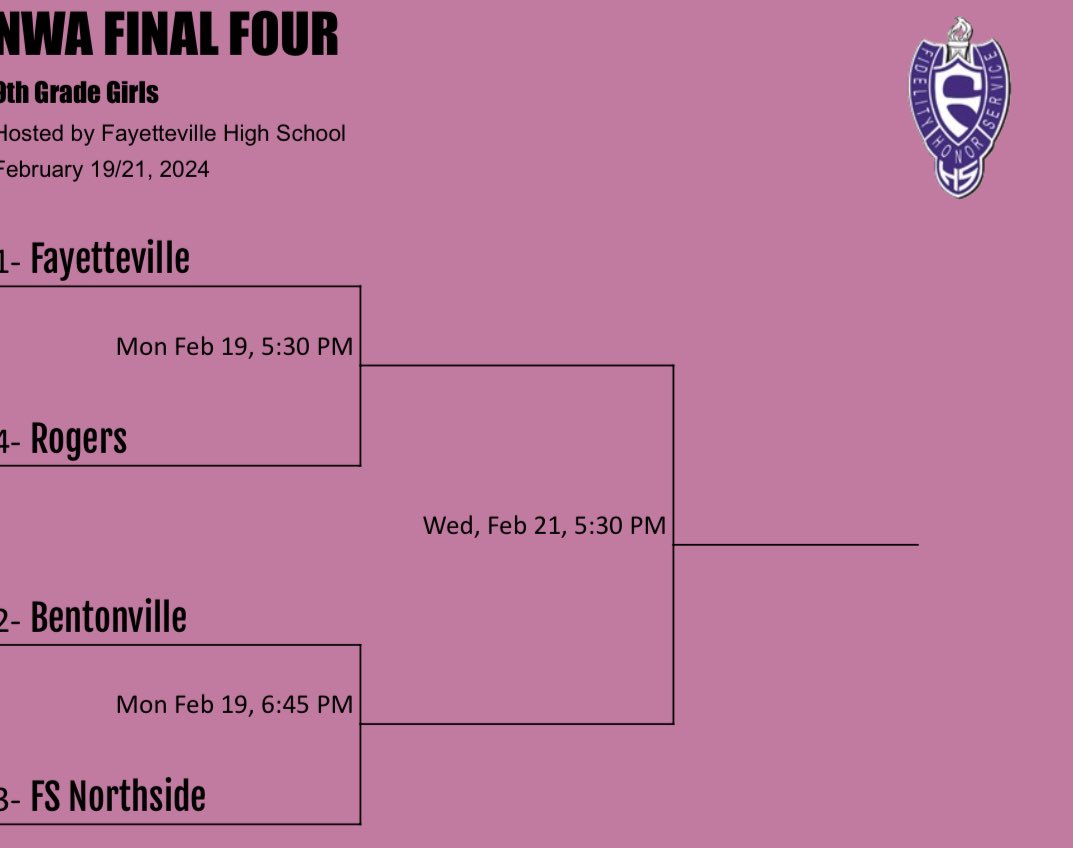 9th Grade Girls Conference Tournament 

<a href="/BvilleGBB9th/">Bentonville Girls 9th grade Basketball</a> 

Roll Tigs #TigerDNA