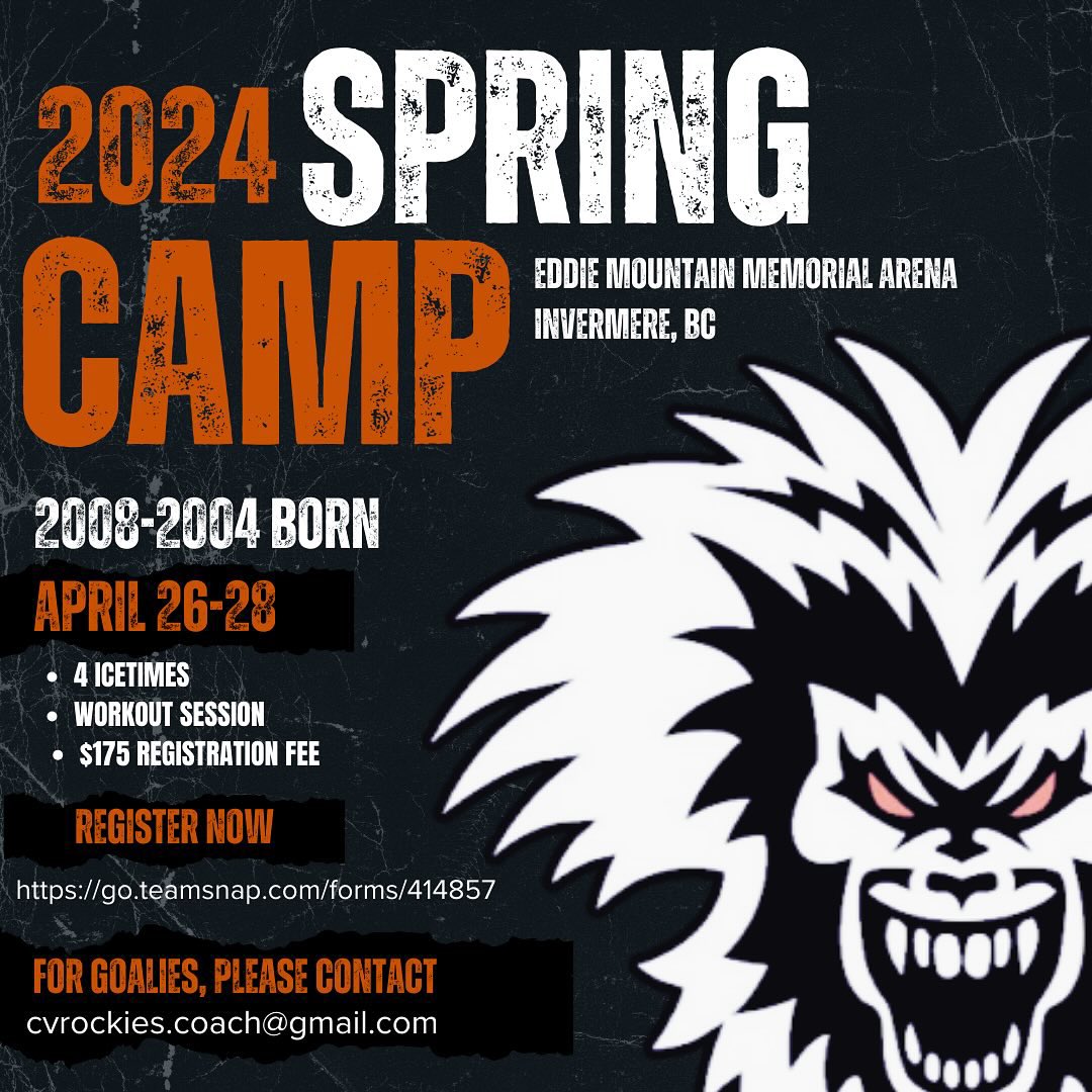 HkyScoutRyan's tweet photo. @CV_Rockies Spring Camp Info. Any questions let me know. https://t.co/wCrI3N9qkE