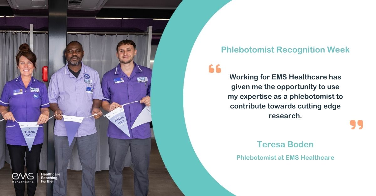 This #PhlebotomistsRecognitionWeek, we celebrate all of the incredible phlebotomists on board our mobile healthcare spaces across the country. From discovery to delivery, thank you for going above & beyond to support with creating better health outcomes for patients.