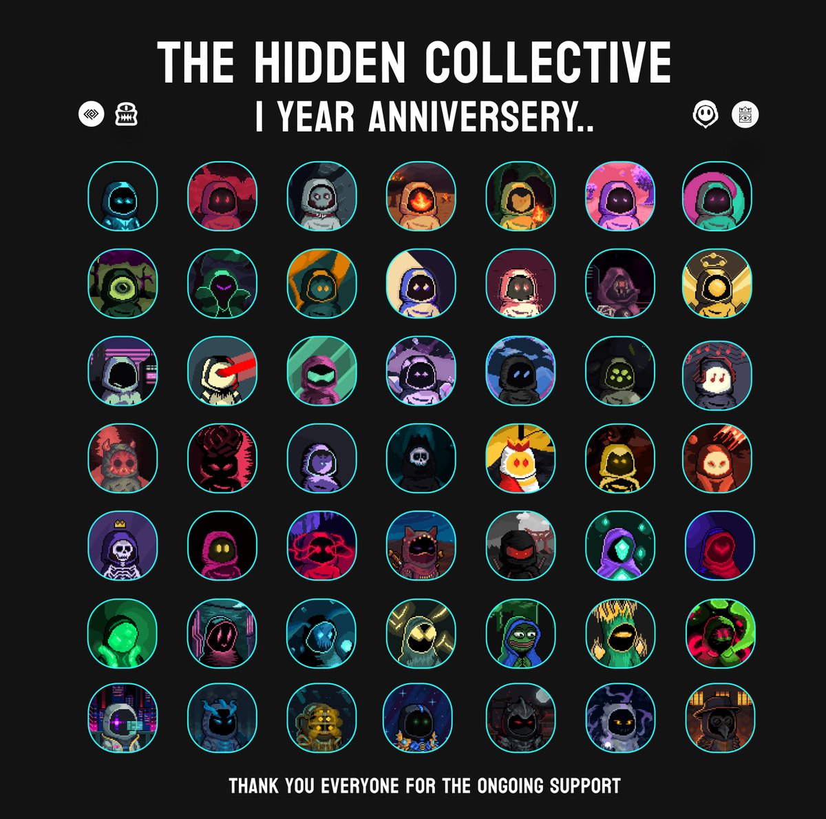 The Hidden Collective's 1 Year Anniversary!

Inception : February 16th 2023

Thank you everyone for the ongoing support!

So much more to come in 2024 🫶

(Enjoy the Hidden Showcase below from our first auction to our last in order)