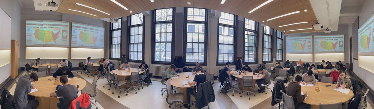 Anytime you are writing a midterm exam in a spillover room this beautiful, you know you must be in @McGillARTS.