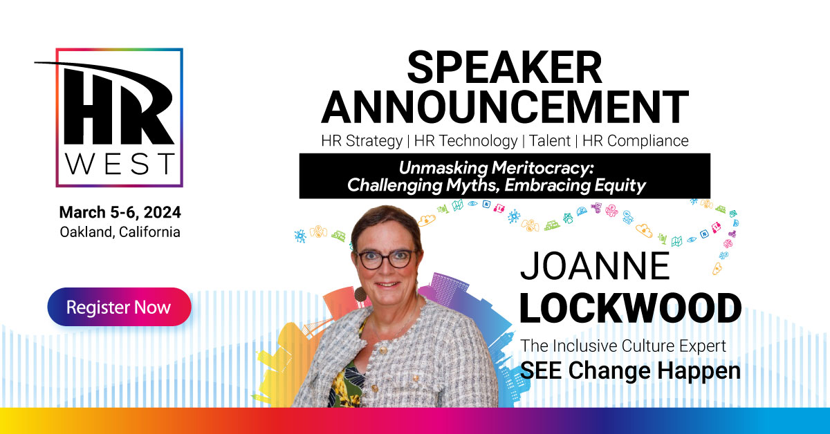 Your voice is wanted. Join us at #HRWest 2024 and take part in 'Unmasking Meritocracy: Challenging Myths, Embracing Equity,' a discussion led by inclusion expert @jo_lockwood1965. okt.to/8D7fvS