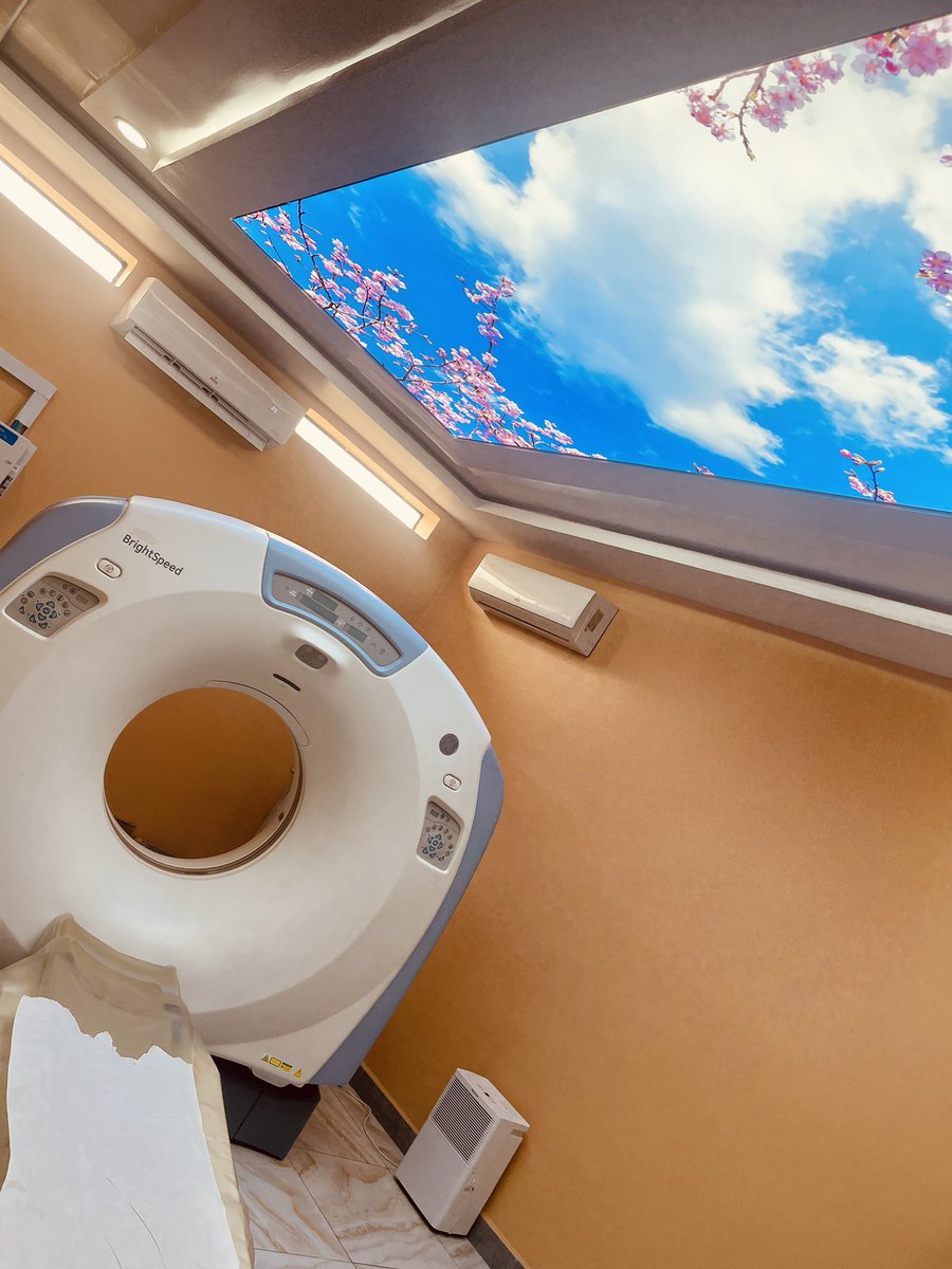 clearradiology's tweet photo. Our Caring CT suite gives you a spa-like experience with ambient 3D sky-lighting, so your healing starts the minute you walk in. We are focused on patient comfort and relaxation. #theCLEARway https://t.co/P0yPJjR40R