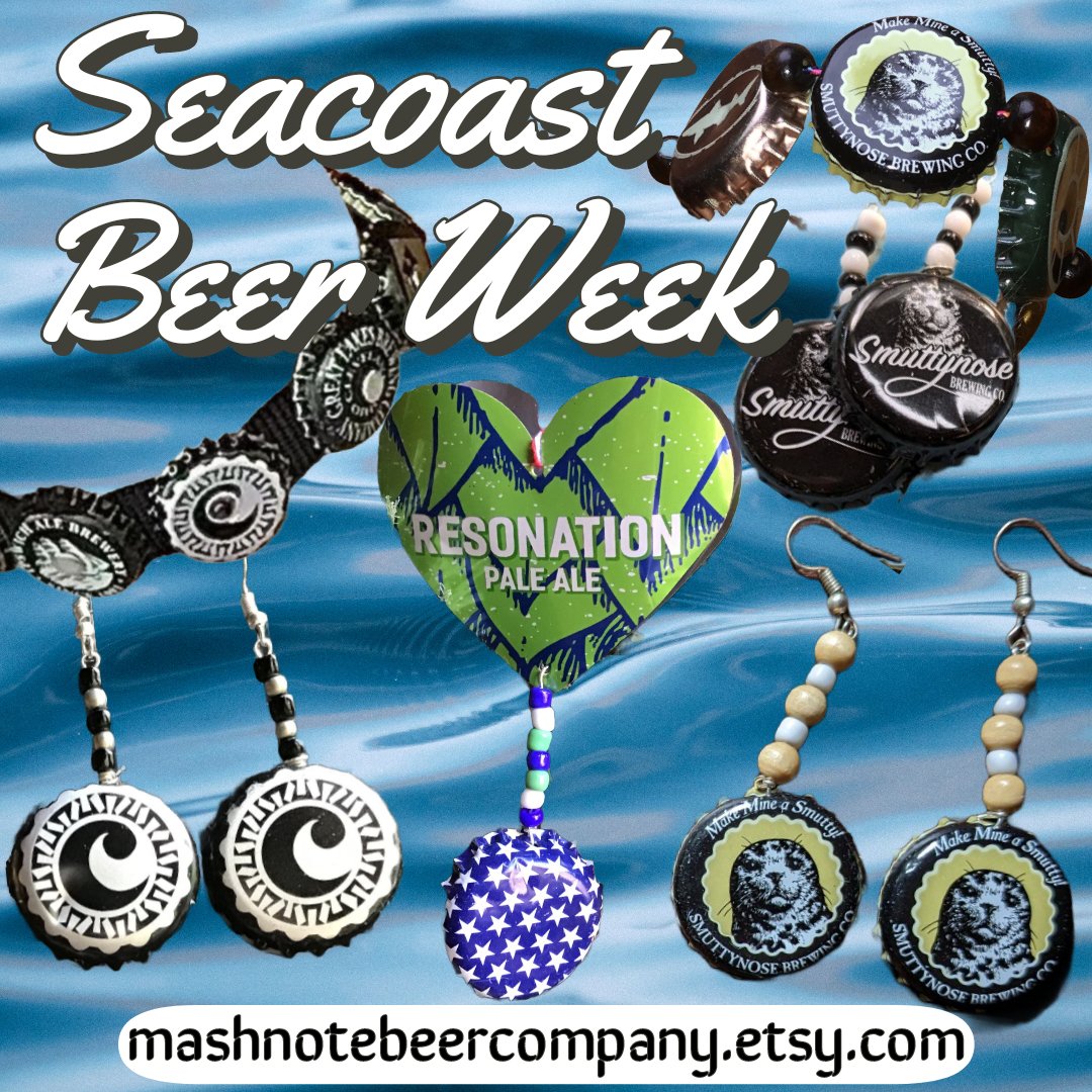 🌊 #SeacoastBeerWeek starts today! 

👙 We've got accessories in our #Etsy shop 

🍺 mashnotebeercompany.etsy.com

@CiscoBrewers
@smuttynosebeer
@GreatRhythmBrew 

#SBW2024 #SBW24 #NHBeer

#craftbeer #beercrafts #beerlovers