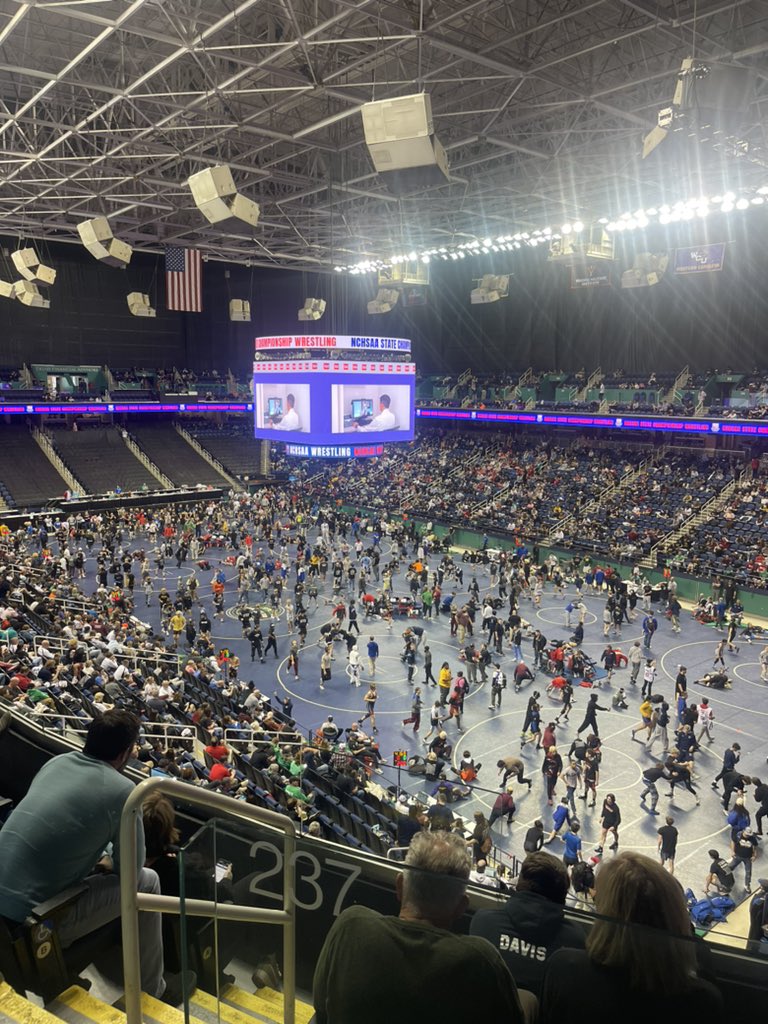 Day 2 of the NCHSAA State Wrestling championship! Congratulations to our guys Nate McCartney, Corbin McCartney, Carson Manuel, and Coaches Jake Smith and Tyler Hudson for qualifying and competing in the State Championships!!! Let’s go!! #ALLSpartans