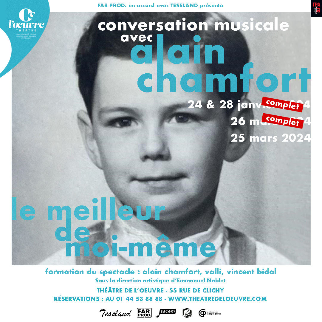 //NOUVELLE DATE Le concert du 26 mars de Alain Chamfort affiche COMPLET 🔥 Nouvelle date le 25 mars 2024 ! 🎟Pour réserver : bit.ly/4aL2zPa 💡Plus d’infos : bit.ly/3rtfFyM