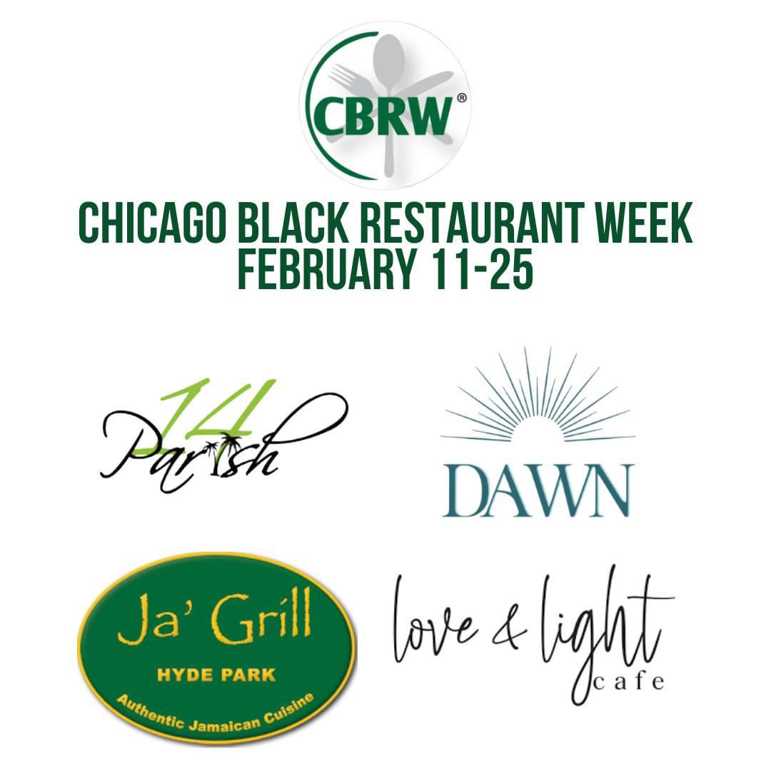 DHPChicago's tweet photo. It’s “Chicago Black Restaurant Week”! 

Be sure to check out our local restaurants for delicious specials! https://t.co/3hMkCbjOKA