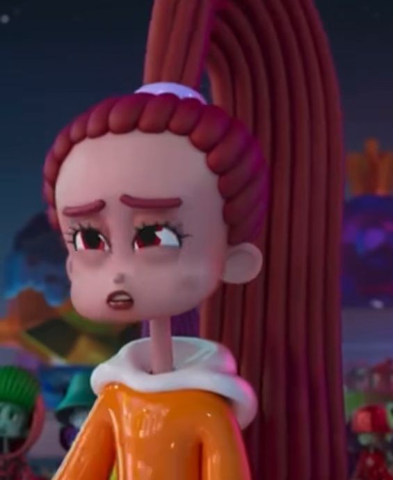 nxtnova's tweet photo. On this topic since people love shipping her with veneer I'm gonna make them mad by saying I hc her as a lesbian 😁 (and cus she is nearly the lesbian flag colours)

Her and veneer are gay besties who gossip together <3 https://t.co/jJAlyfkKQ6