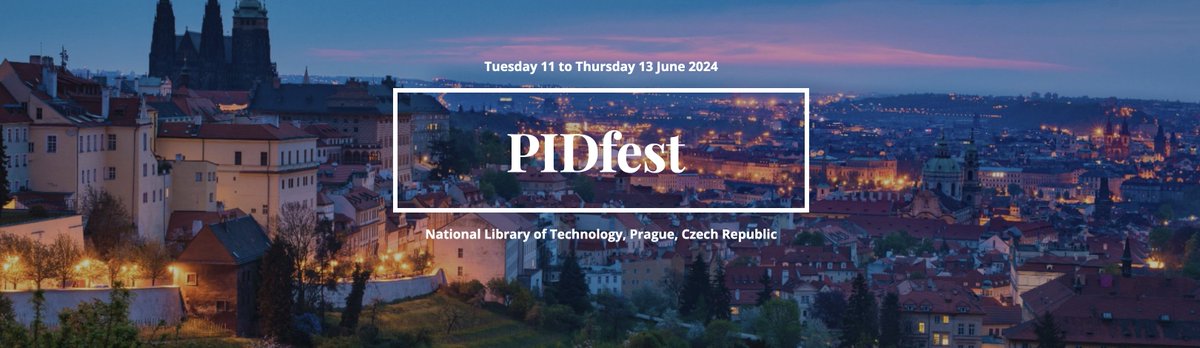 Interested in persistent identifiers and how they can contribute to high quality research infrastructure? PIDfest will be taking place in Czech Republic 11-13 June 2024. The deadline for submitting proposals is Feb. 23, 2024 techlib.cz/en/84897-pidfe… @MoreBrains_Coop #openscience