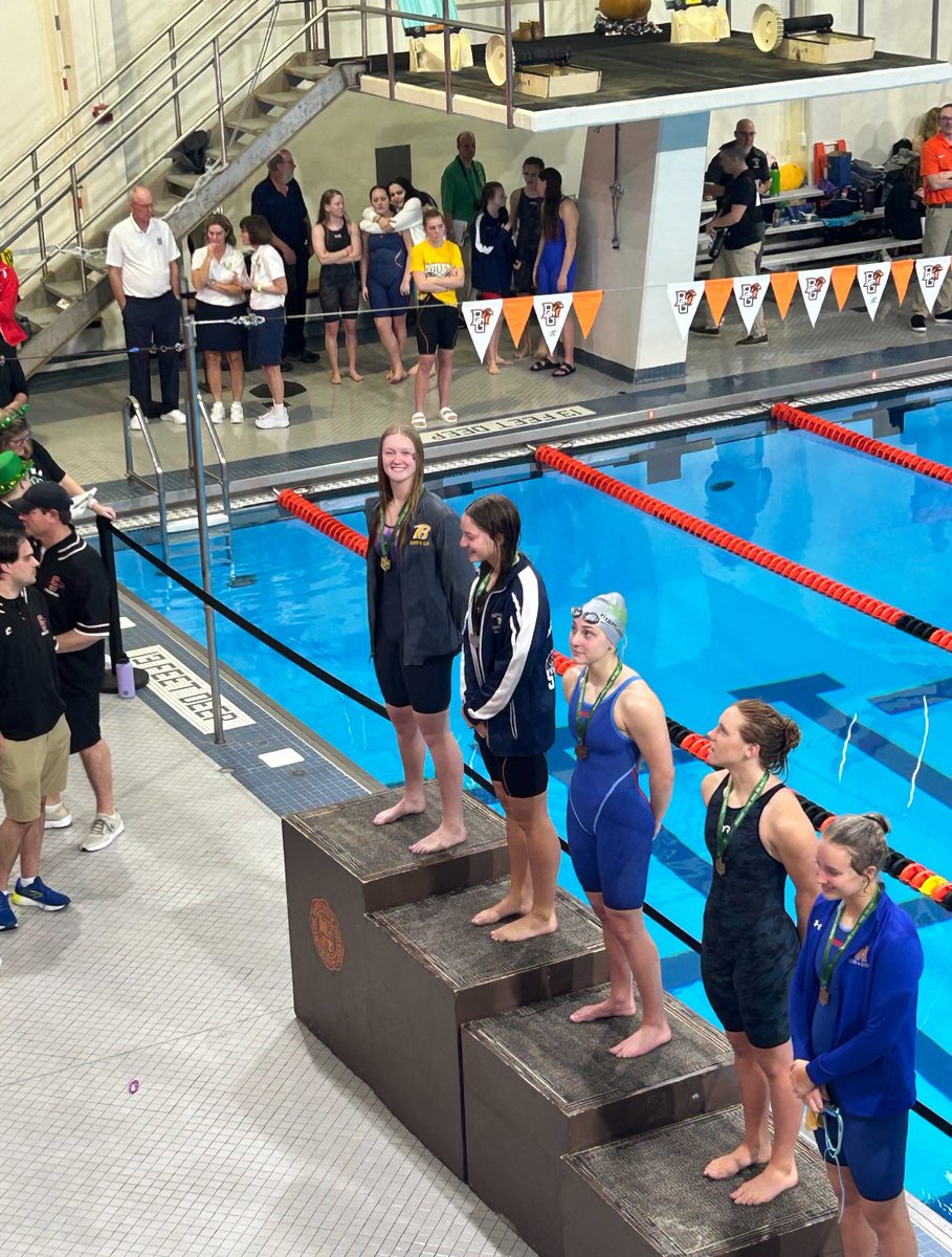 Congratulations Nora Kunsman, for being D2 girls champion in the 50 free!!!!