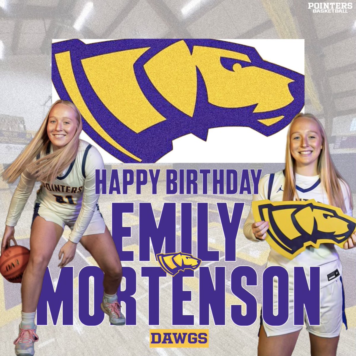 UWSPWBB's tweet photo. It’s a Fantastic Friday 🎉 on campus… 

This sharp shooter from @OregonGBB 🏀 is growing up too fast…

Can’t wait to hit the practice floor &amp; celebrate 🥳 something special‼️

🎂 #HappyBirthdayEmily 🎂 https://t.co/dg0Z7C6e2G