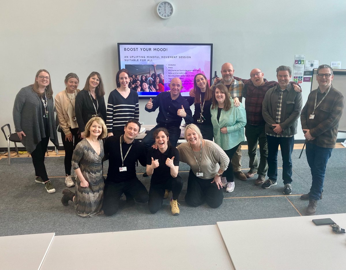 Delivered 3 mood boosting movement sessions at <a href="/TheMcrCollege/">The Manchester College</a> ‘Festival of Learning’ today!

Thanks for having me &amp; keep up the good work! <a href="/QM_Nick/">Nick Mathers CMgr</a> 📸