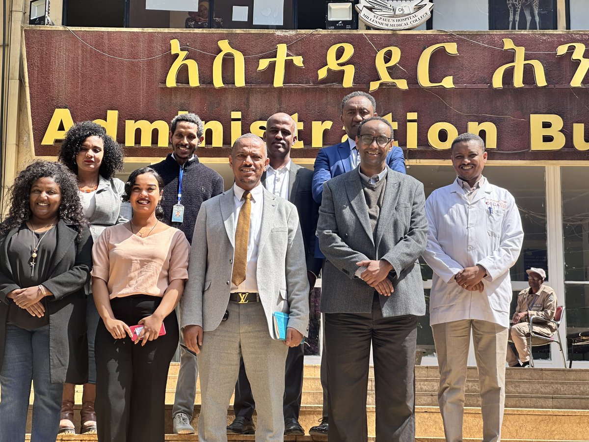 I was born at St. Paul Hospital and today had the opportunity to visit St. Paul Millennium Medical college at the invitation of the management. I thank Dr. Sisay Sirgu, the Provost of St. Paul Millennium Medical College, and his management team for the tour of the hospital