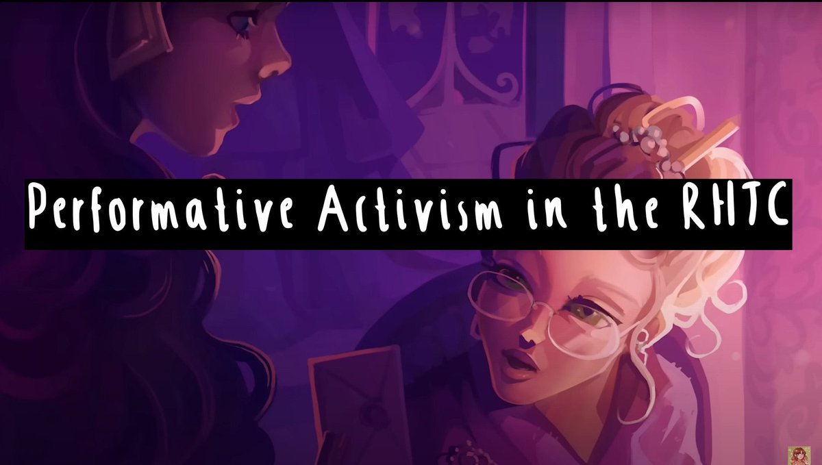 (1/9) been thinking a lot abt all of this and have come to the conclusion that nothing will ever change bc most of u simply don’t care ‼️

you won’t care abt the lack of black hairs bc ur not black.

you won’t care abt the racism &amp;  ignorance in the dev team bc ur not poc.

#rhtc