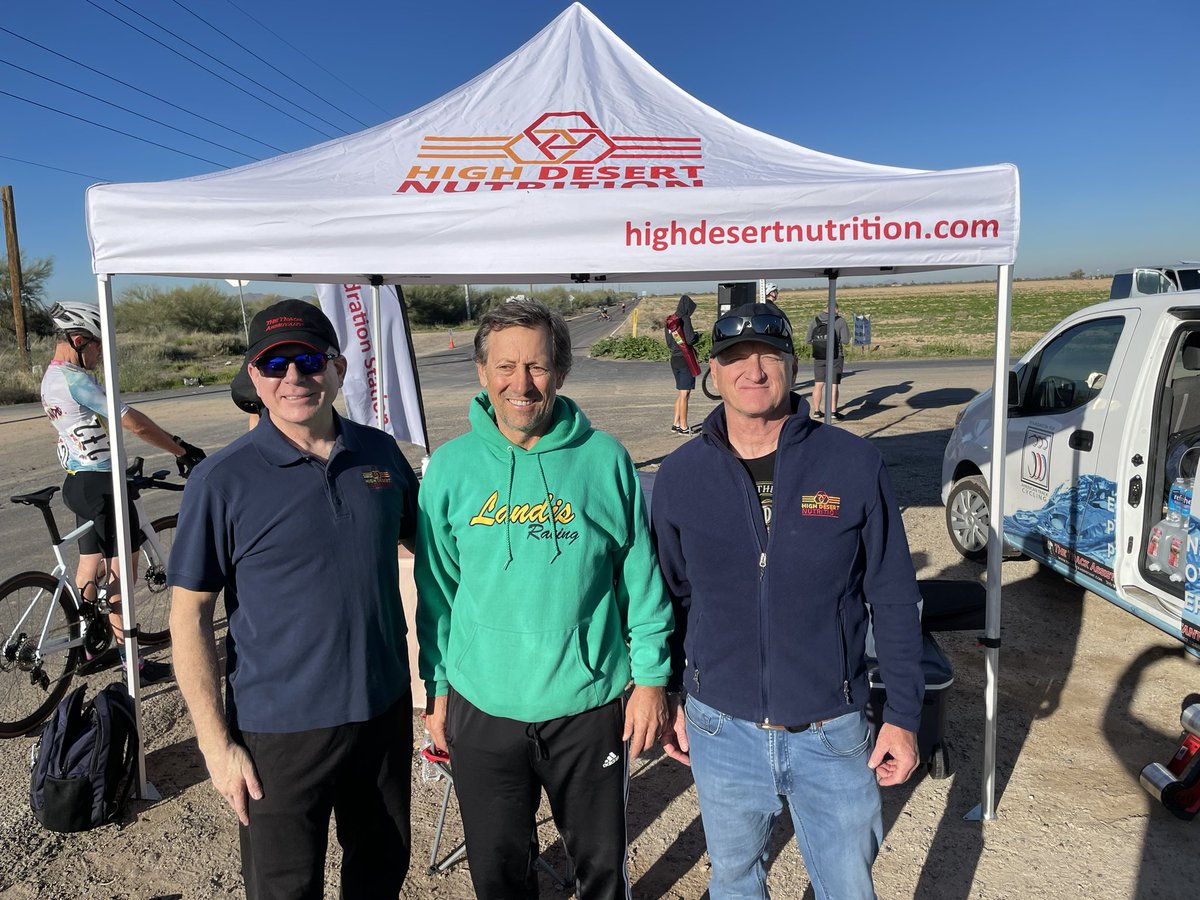 HDN4health's tweet photo. The High Desert Nutrition Hydration Station is up and ready at VOSStageRace Stage 1 Time Trial in Buckeye! 
💦 We are neutral support for all riders #gothydration https://t.co/eYRag3ZIHR