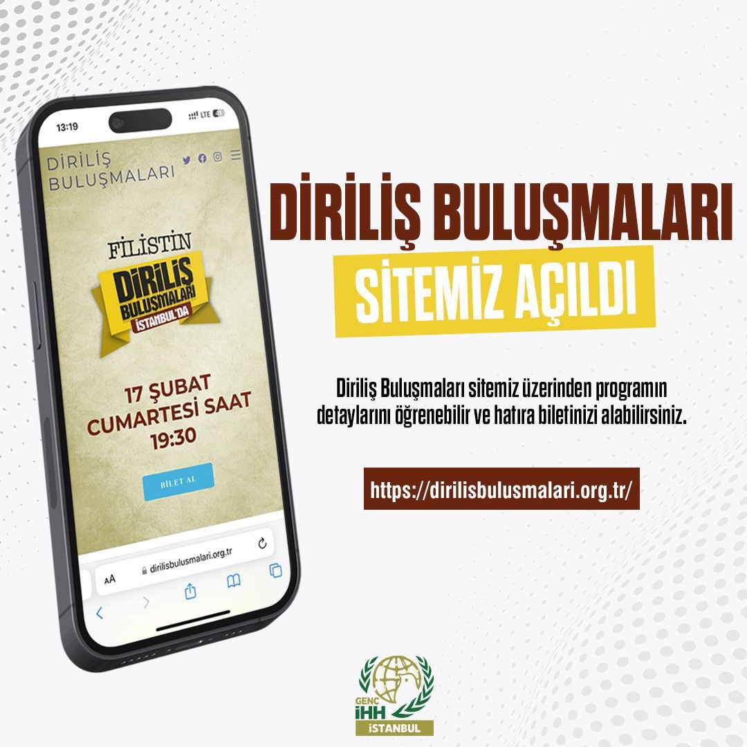 DİRİLİŞ BULUŞMALARI SİTEMİZ AÇILDI!

Sitemiz üzerinden Diriliş Buluşmaları hakkında detaylı bilgi sahibi olabilir ve hatıra biletinizi alabilirsiniz.

⛓ dirilisbulusmalari.org