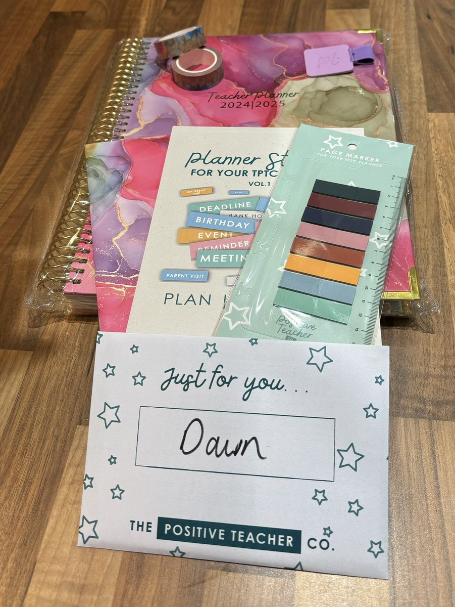 Very excited to come home to this today! Happy half term all! <a href="/TPositiveTC/">Positive Teacher Co.</a>