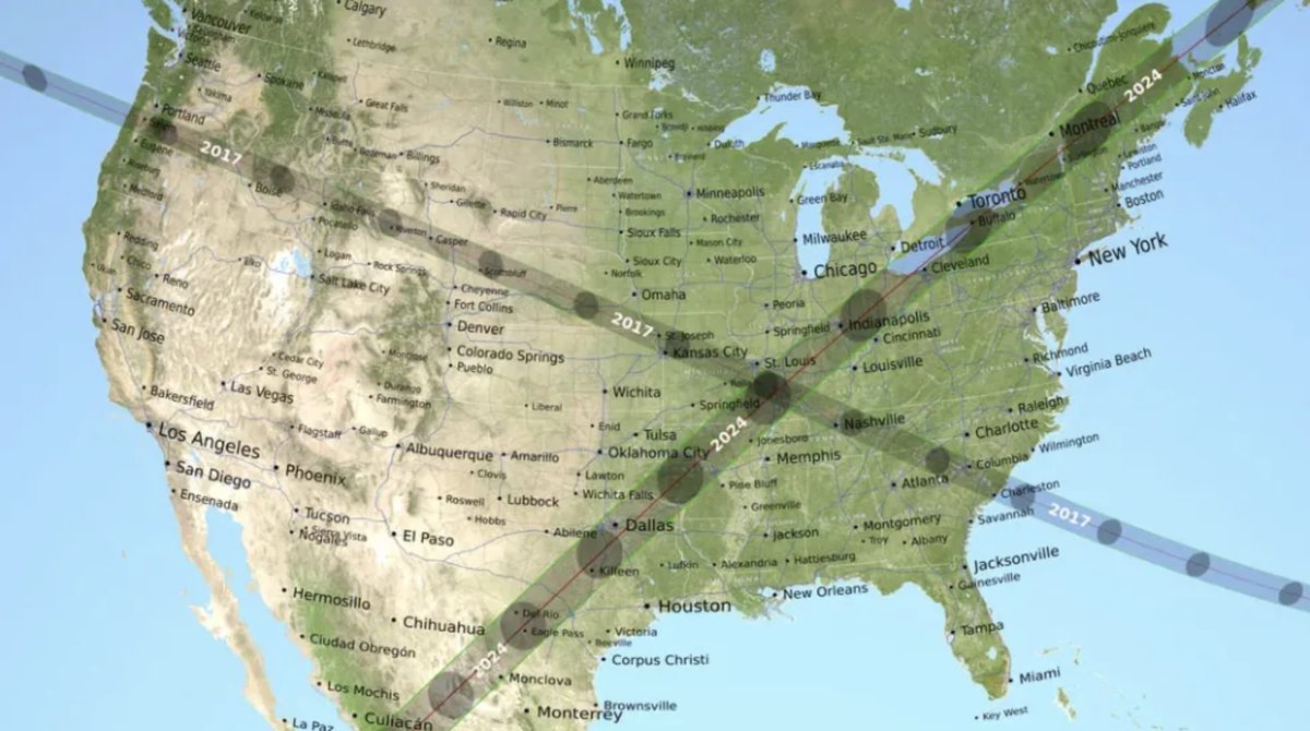How far would you travel to have good seats for this year's solar eclipse, the last visible in the US until 2045? Read more about it at Space.com space.com/how-total-sola…