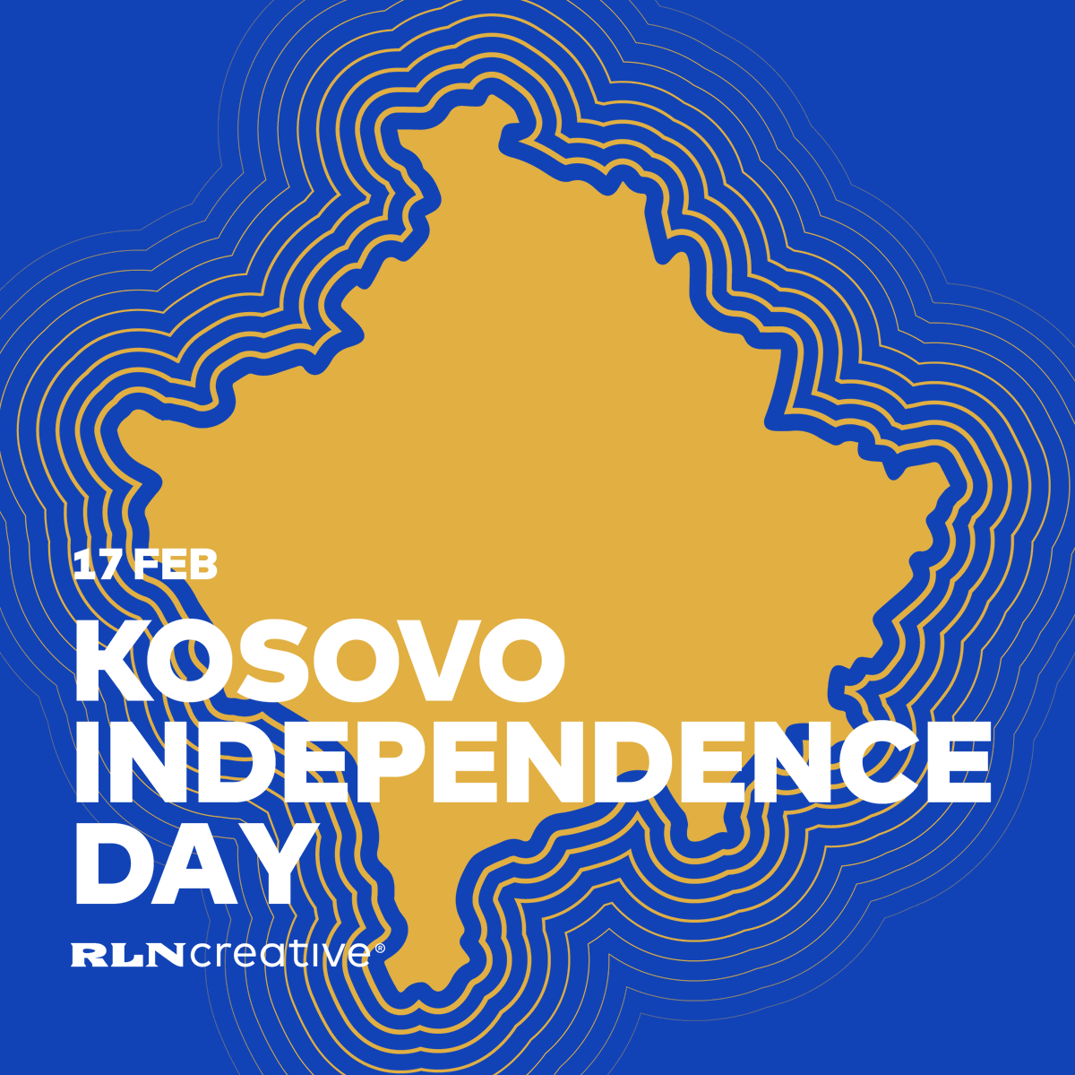 RlnCreative's tweet photo. Happy Independence Day, Kosovo! Let's celebrate freedom and unity together! 🎉

#Kosovo #IndependenceDay https://t.co/3Hm1aN0ocz