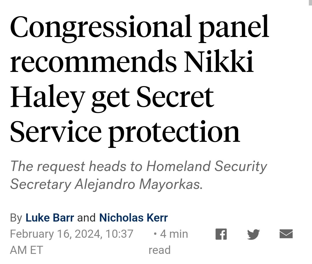 One of these people is polling within reasonable contention and the other one is Nikki Haley