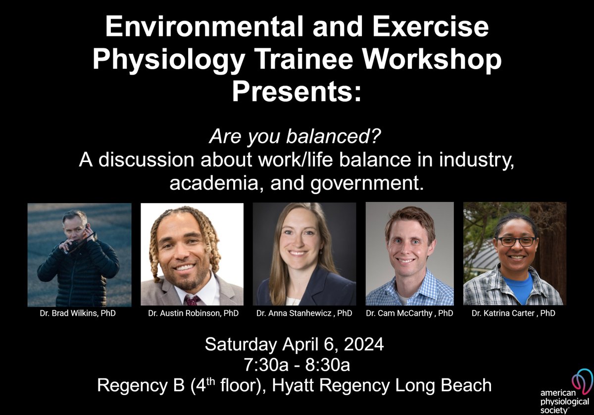 Come join us for another awesome trainee workshop! @AnnaStanhewicz @AusRob_PhD @CamGMcCarthy @APSPhysiology