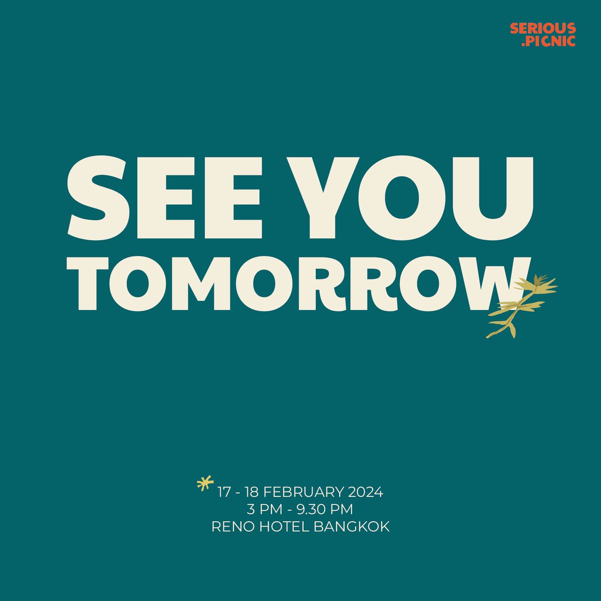 เจอกันพรุ่งนี้น้าาาา 🙌🏼🎈
ที่งานเรามีร้านค้า ร้านอาหาร กิจกรรม Workshop และดนตรีด้วย

🎶💥 ใครเป็นแฟนคลับวง @fauviscollective  และ  <a href="/tieatieband/">tieatieband</a>  ซ้อมร้องเพลงมาเจอกันที่งานพรุ่งนี้
ส่วนแฟนคลับวง @zaibaizak  กับ @thisis242_ มาเจอกันวันที่ 18 น้าาา (มา2วันเลยก็ได้ 😆)