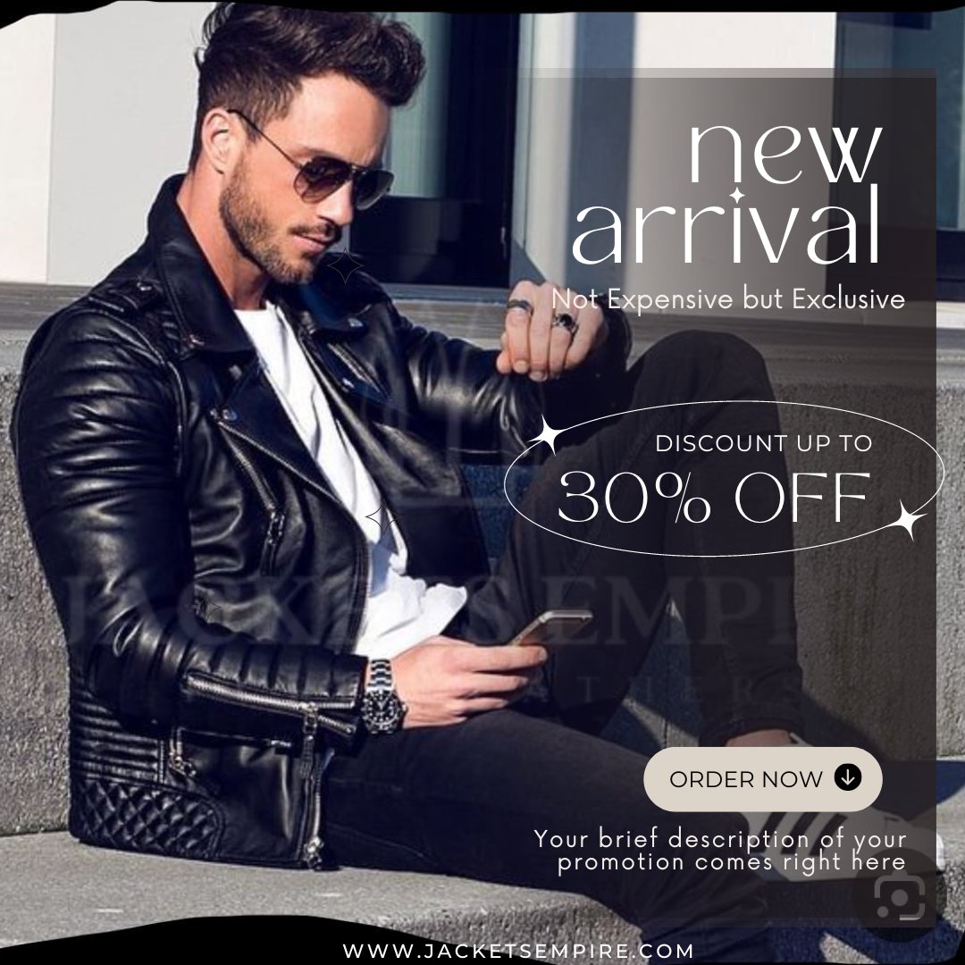 jacketsempire's tweet photo. Just in! Elevate your style with our latest arrival: the trendiest fashion leather jacket! Crafted from premium materials and designed to perfection, this jacket is a must-have for every fashionista.
#NewArrival #Fashion #LeatherJacket https://t.co/RU7jwcJNKV