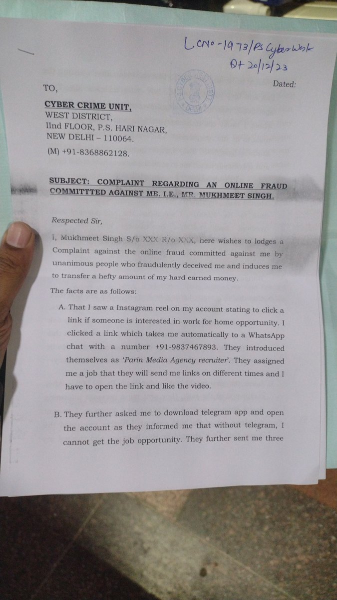 Mukhmeet87's tweet photo. @ArvindKejriwal sir please help me as I am victim of Prepaid Task in which I have lost 12 Lacs please help me to recover atleast half of my amount I would be very thankful to you. I have heard that you are the only CM who actually help people in their poor condition. https://t.co/NEq4xidEvv