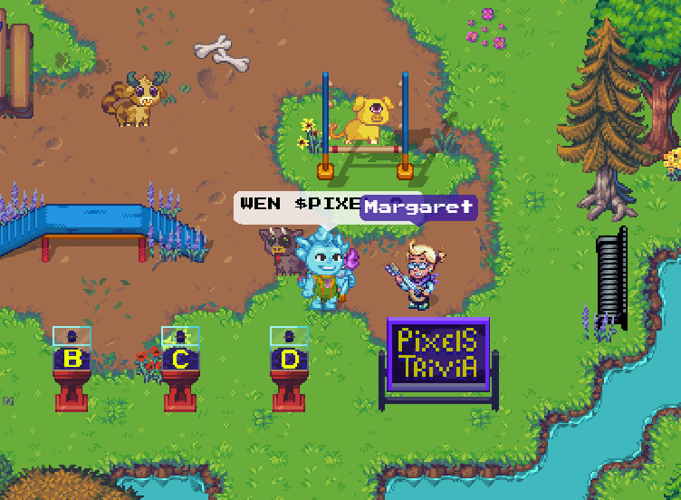 Staker0007's tweet photo. @pixel_margaret @pixel_barney WEN quest with @pixel_barney 
WEN $PIXEL ? https://t.co/QBZCj6uTQC