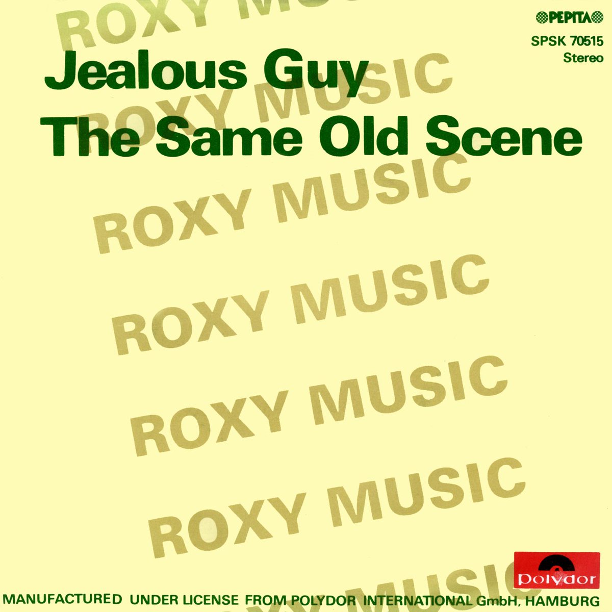 Roxy Music released stand-alone single 'Jealous Guy' c/w 'To Turn You On' in February 1981. lnk.to/rm-bestof #roxymusic #jealousguy #johnlennon