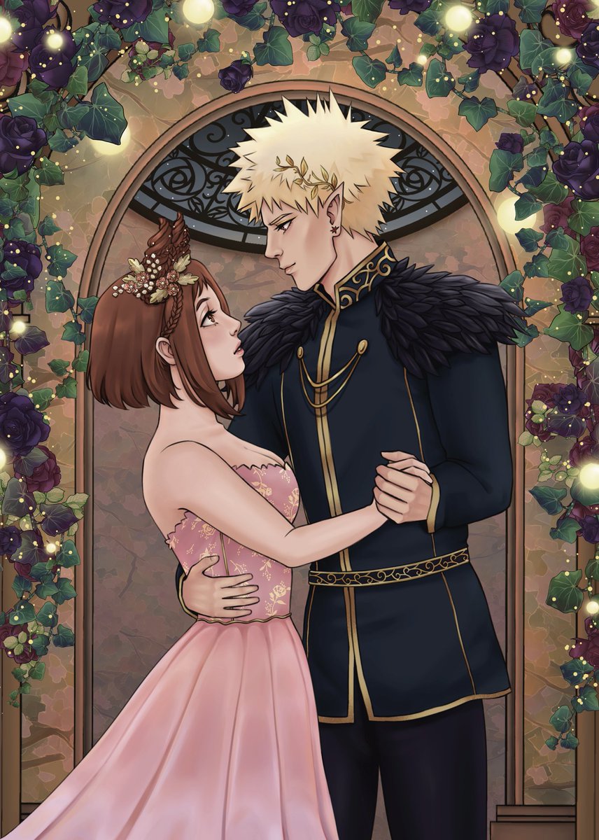 excited to share my tfota inspired art for <a href="/kacchakozine/">All Roads Lead To You: a Kacchako AU zine COMPLETE</a>!

leftovers sale is open till 20th Feb ✨ kacchakoauzine.bigcartel.com

#kacchako
