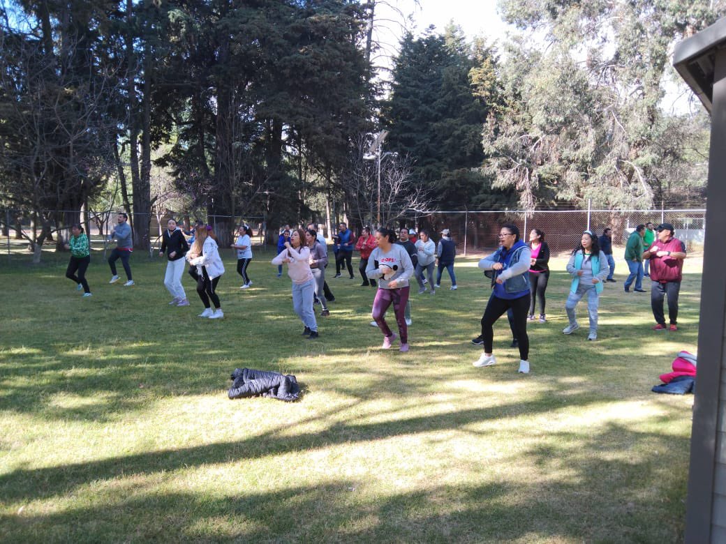 somoscecytem's tweet photo. ¡Empezamos el día con toda la actitud! 💪🌟 El equipo de Dirección General se sumó con entusiasmo a la actividad de baile fitness #PROSABI. ¡Seguimos cuidando el bienestar y llenando de energía nuestros días! 🎶🕺 https://t.co/FeZNp9wstQ