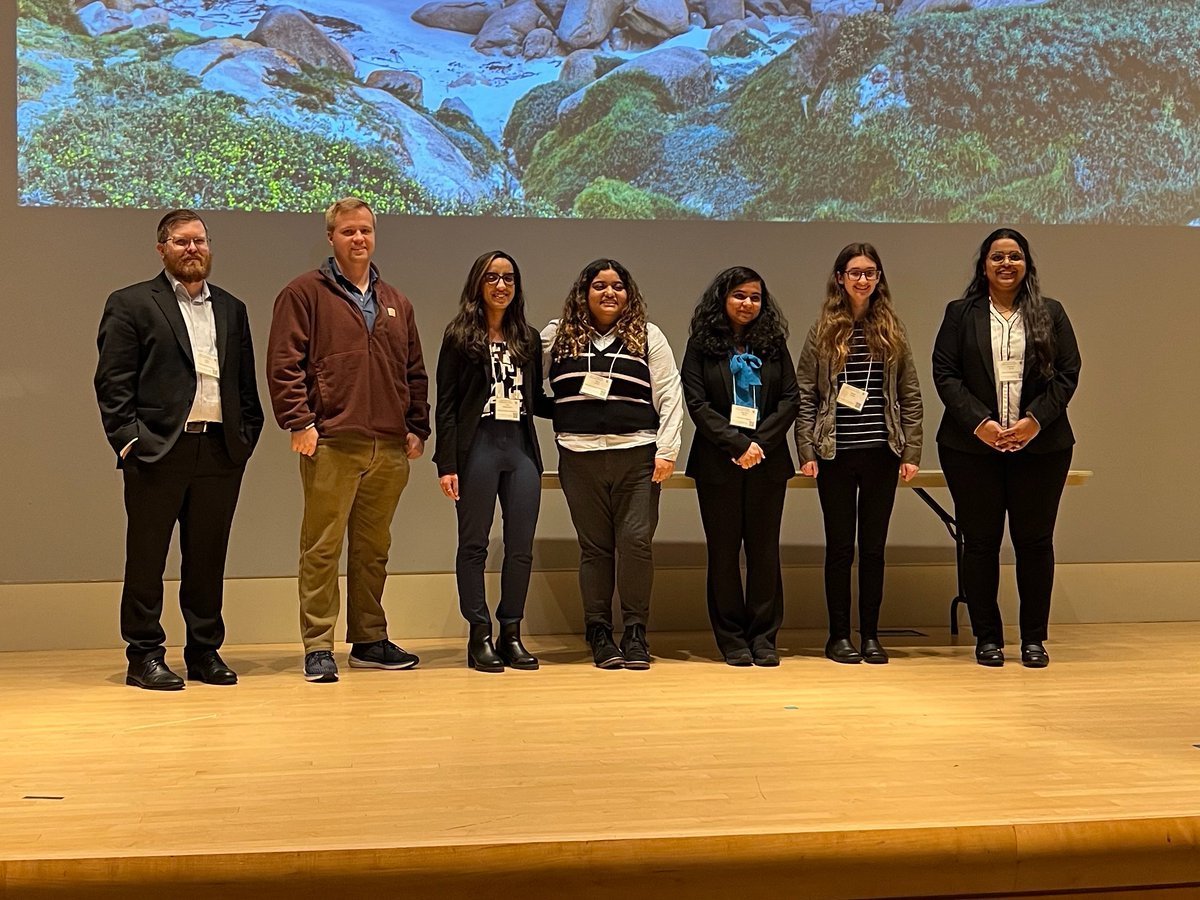 Congratulations to group member Sugandha Verma for winning an oral presentation award and group member Kelsey Levine for winning a poster award at the @secatsoc's Annual Symposium, held at @GeorgiaTech!