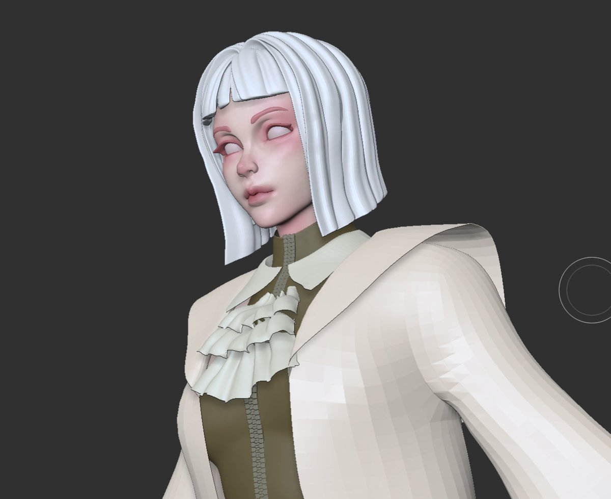 deerdeerart's tweet photo. today modeling progress👩‍🎨 #zbrush #b3d #sculpture https://t.co/3jrMNoWG9m