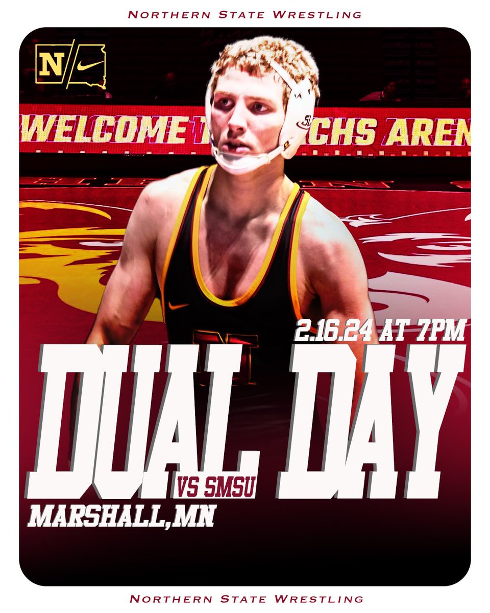 nsuwolves_wr's tweet photo. DUAL DAY‼️ 
We take on the #25 Mustangs of SMSU at 7pm in Marshall, MN! 
#OnTheHunt #GoWolves https://t.co/hPnJ7SVIvt