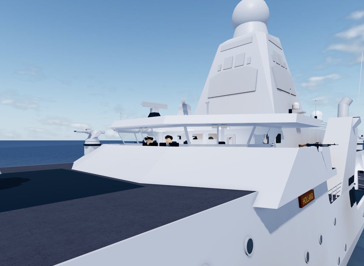 Mr_Dalgleish's tweet photo. Today, I visited @RobloxNLD where I met with their MoFA. We discussed a range of topics from nUSA's UN entry to European Affairs. Later, I joined a navy patrol with OF-1B aboard the Holland. 

I would like to thank @RobloxDutchMFA and the NLD Navy for their kind hospitality. https://t.co/uYBiO2JvsJ