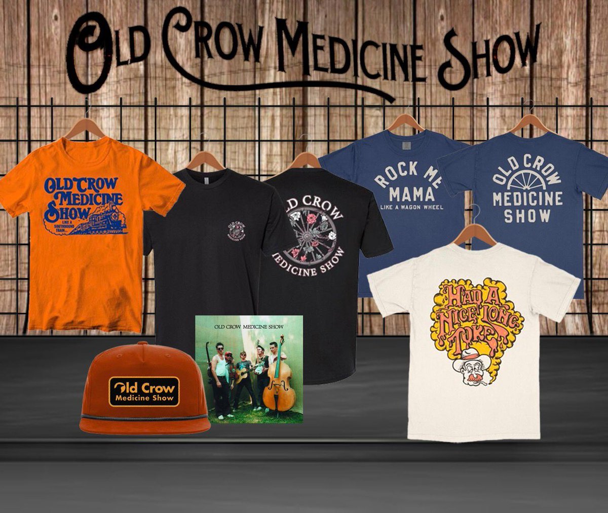 Rock Me Mama…New year means new merch!! What do we think about our newest designs and which one are you grabbing before our next show?? 

Pre-order now: …rowmedicineshow.shop.redstarmerch.com/dept/wagon-whe…
