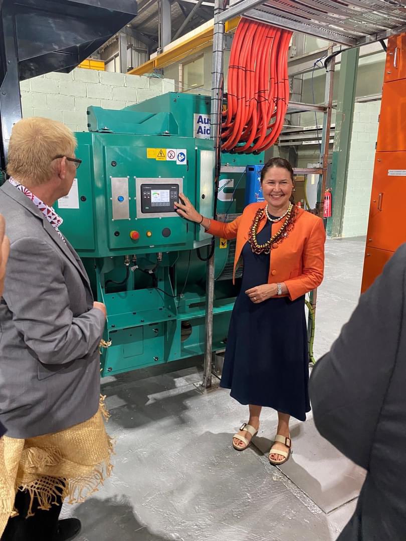 AustHCTonga's tweet image. Australia is proud to support Prime Minister Hu’akavameiliku’s renewable energy goals for Tonga. 
We understand transitions take time and reliability is important.  
Congratulations to Tonga Power’s hardworking team on the installation of your new GenSet, gifted by Australia.