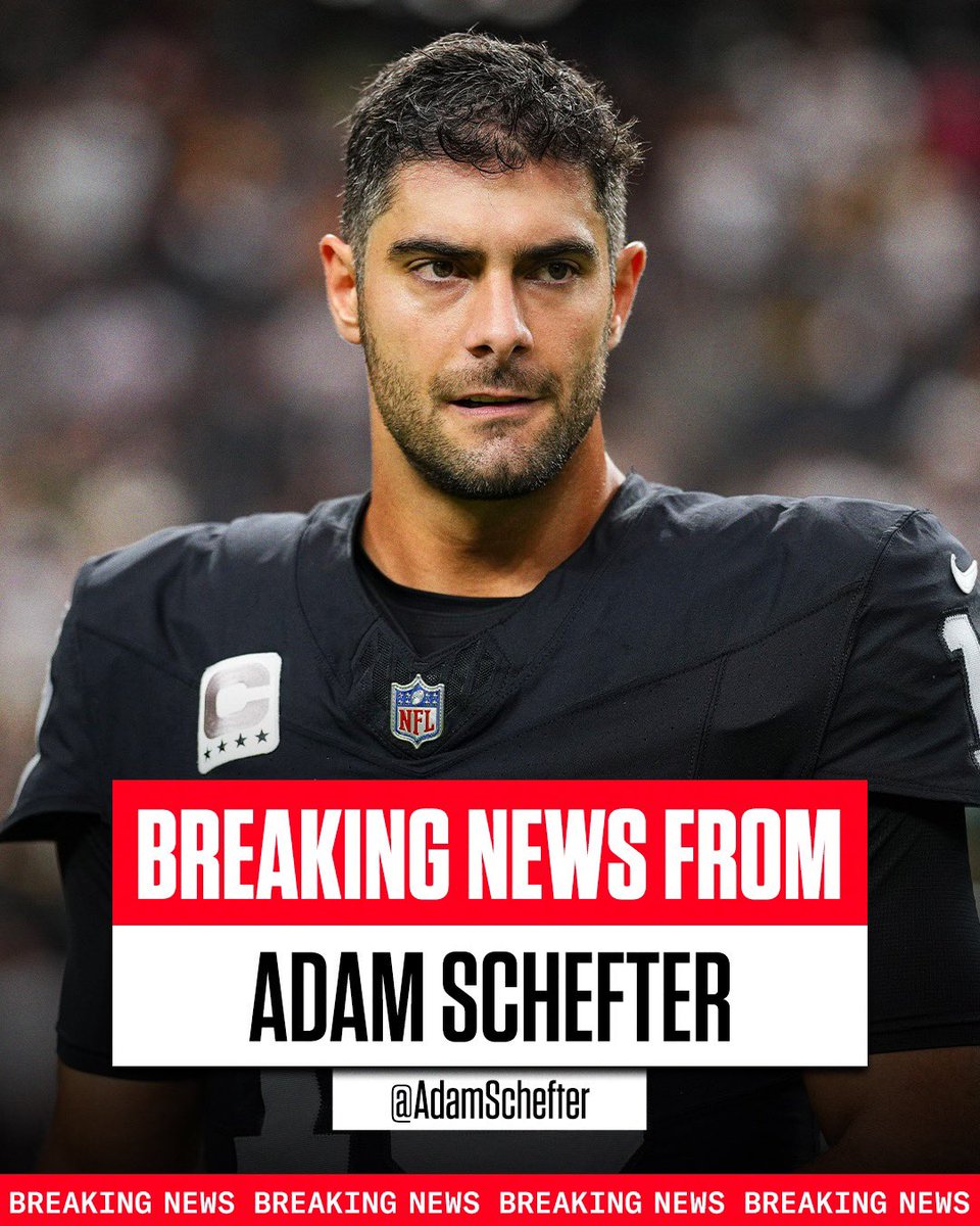 Raiders QB Jimmy Garoppolo is being suspended two games for violating the NFL’s Performance Enhancing Substances Policy, league sources told ESPN.

The policy violation is related to him using a prescribed medication without having a valid Therapeutic Use Exemption, per sources.