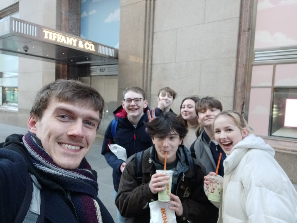 Another day in the Big Apple! 🗽🍎 Our students had a blast at the Museum of Moving Image, saw 'Hadestown' on Broadway, went ice skating in Bryant Park, felt the electrifying vibes of Radio City, visited Stonewall Inn and explored the LGBTQIA+ neighbourhood of New York! 🎭⛸️