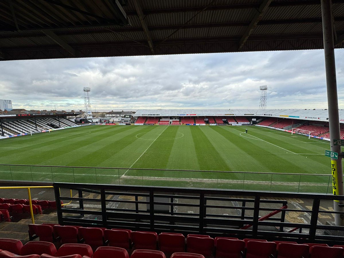 Final prep @#gtfc for the big derby game, another 2 inches of rain this week absorbed well by the surface, soft in areas, but otherwise holding up well in this ridiculously wet winter!