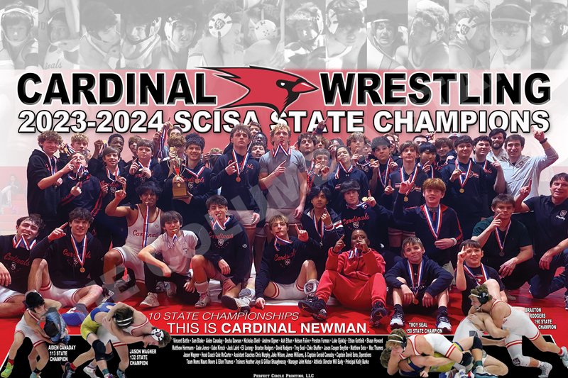 StarSportsFeed's tweet photo. We've got @CNathletics1 Wrestling State Championship Posters! Visit https://t.co/W1NQYGGNSA! https://t.co/IvcXQprCYV