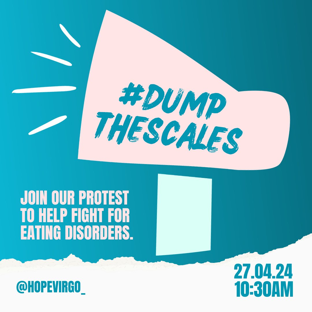 🚶‍♀️ Join us for the #DumpTheScales eating disorder march! Let's honour our loved ones, fight for future generations, and stand up for those who never received the support they deserved. Together, we can make a change in 2024. Will you join us? 🌟💪 #eatingdisorderawareness