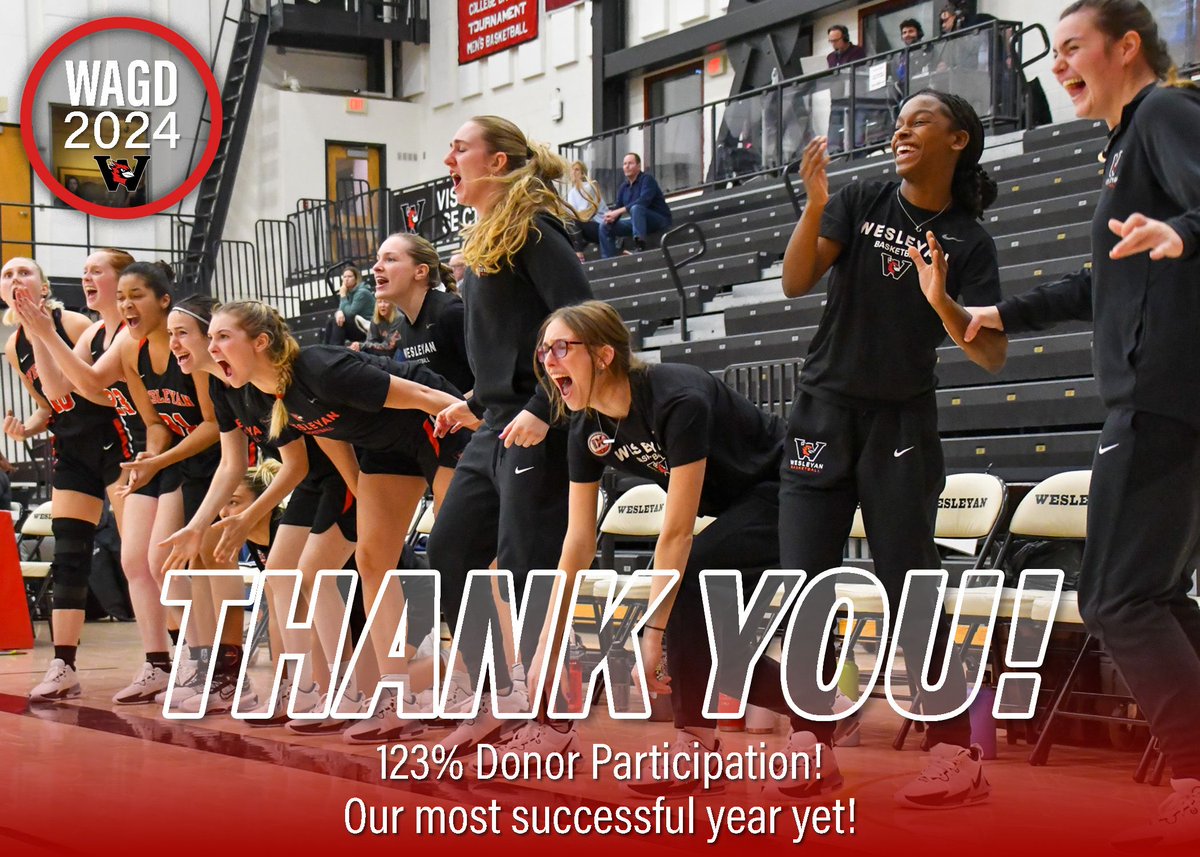 We couldn’t do it without your support ❤️ Thank you to everyone who donated during WAGD and for each of your continued support of our program and team!